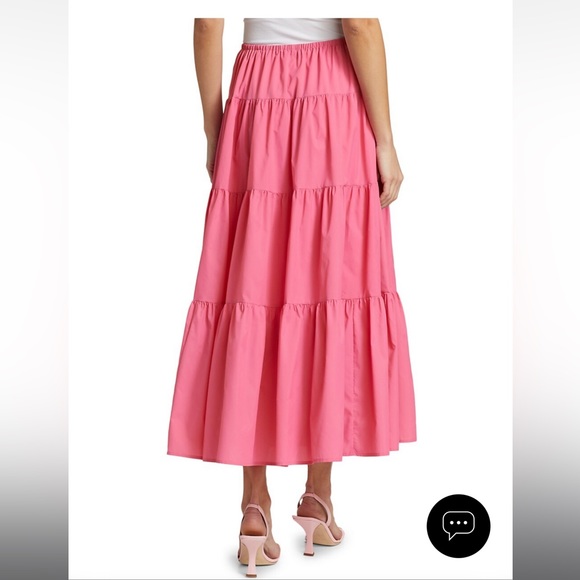 Staud Lucca Midi Skirt in Wild Orchid - size S - Picture 3 of 8
